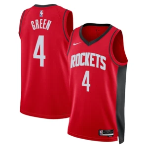 Houston Rockets Men's Jersey NBA Nike Icon Top - Green 4 - New - Picture 1 of 3