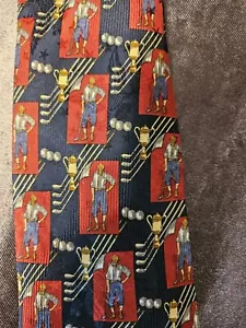 ROBERT TALBOTT GOLF Silk Woven Tie Luxury Red Made In USA EXCELLENCE PAR NONE! - Picture 1 of 3