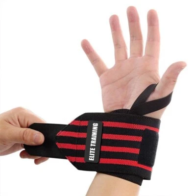 Correas de muñeca de gimnasio 2X - Entrenamiento Elite - Rígidas 18 pulgadas de alta resistencia Foto 1 de 4