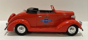 Liberty Classics 1937 Chevy Cabriolet Convertible Fire Chief Lockable Coin Bank - Picture 1 of 12
