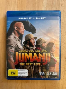 Jumanji: The Next Level (3D Blu-ray) DEFINITIVE RSM out-of-print, NEW/mint, RARE - Picture 1 of 5