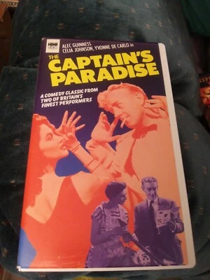 The Captain's Paradise RARE HBO Video (1953) VHS Alec Guinness Yvonne De Carlo - Image 1 of 4