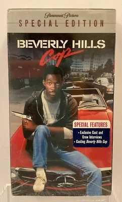 BEVERLY HILLS COP VHS SEALED PARAMOUNT PICTURES SPECIAL EDITION WATERMARKS NOS - Image 1 of 4