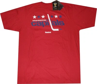 Camisa Washington Capitals Reebok Vintage Logo Retro Liquidación Etiquetas Nuevas Foto 1 de 4