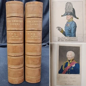 1903 2 Vol EXTRA ILLUSTRATED EDITIONS  The Creevey Papers Thomas Creevey MAXWELL - Imagen 1 de 20