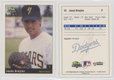 1991 Classic Best Yakima Bears Jason Broyles #19
