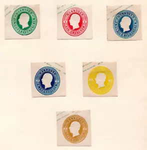 ALEMANIA ESTADOS 1850-1860 COLECCIÓN ESPECIALIZADA DE 58 RECORTES DE PAPELERÍA POSTAL - Imagen 1 de 9