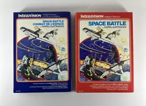 Space Battle for Intellivision Normal and English/French Vesions Tested lot of 2 - Picture 1 of 12