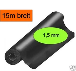 15m² EPDM-Flachdachabdichtung, 15m x 1m, f.Terrasse Balkon   1,5mm AG05 - Bild 1 von 3
