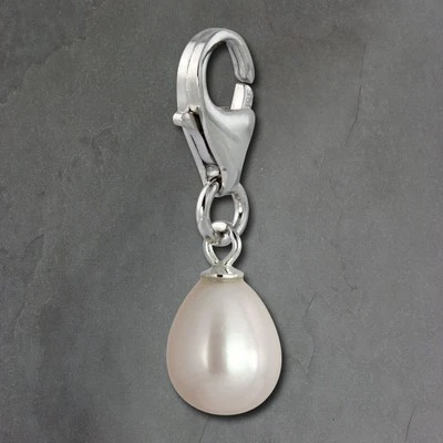 SilberDream 925er Charm Tropfen Echt Silber Armband Anhänger Perle FC237W - Bild 1 von 4