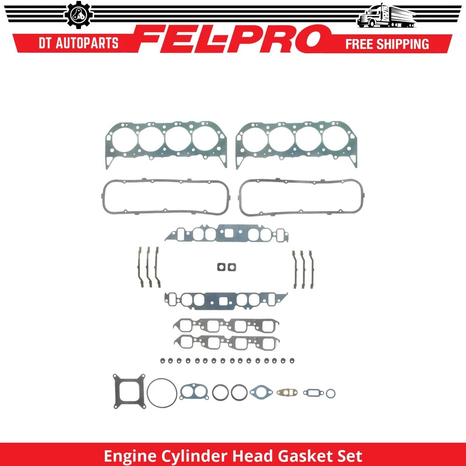 For 1985 Chevrolet K20 Suburban 7.4L V8 Engine Cylinder Head Gasket Set Fel-Pro - Image 1 of 1