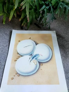 Lápiz y acuarela originales estudio bebé serpiente educación criaturas aterradoras huevos - Imagen 1 de 11