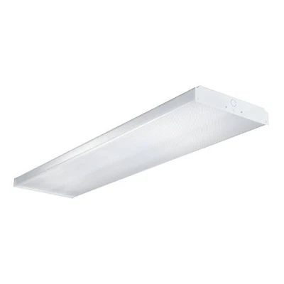 BRANDED Metalux Wraparound Light 4' White 2-Light Residential
