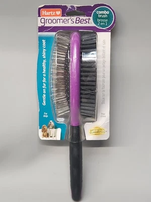 Cepillo combinado Hartz Groomer's Best para perros Foto 1 de 4
