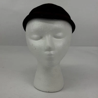 Vintage Brown Wool Merrimac Women's Hat Size 22 (Medium) - Image 1 of 4