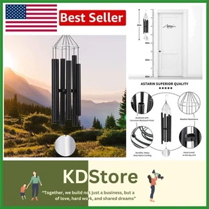 Deep Tone 36-Inch Outdoor Wind Chimes for Serenity and Sympathy - Picture 1 of 8