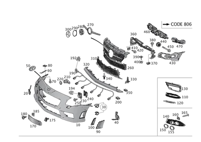 正品梅赛德斯-奔驰装饰成型 172-885-02-74 — 第 1/2 张图片