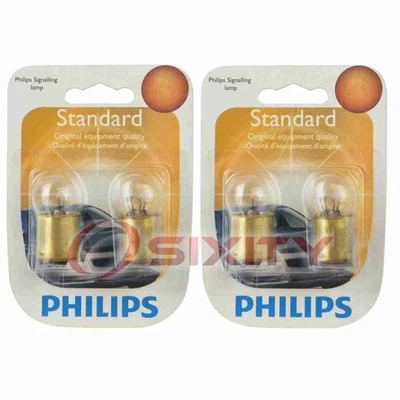2 pc Philips License Plate Light Bulbs for Ford Gran Torino Maverick Pinto ys - Image 1 of 4