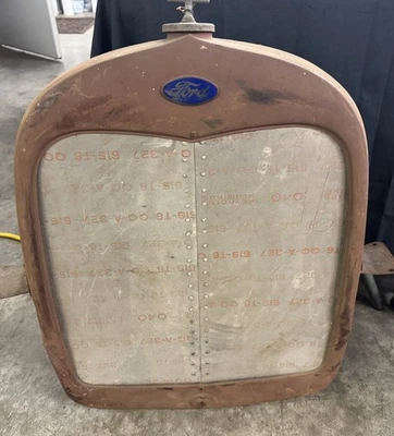 1928 1929 Ford Model A Grille Shell Vintage Race Car Rat Rod Foto 1 de 4