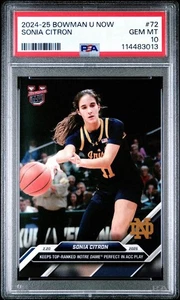 Bowman U Now 2024-25 - Sonia Citron #72 (RC) - PSA 10 - POP 4 - Imagen 1 de 2