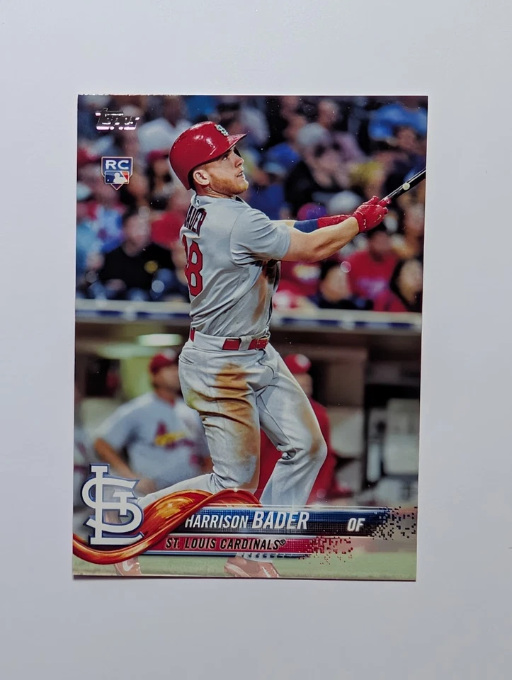 2018 Topps #21 Harrison Bader RC - Image 1 of 2