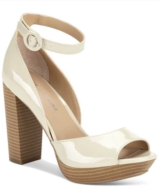 Sandalias de plataforma Sun + Stone Reeta, hueso/blanco roto, mujer talla 10 artículo #574 Foto 1 de 4