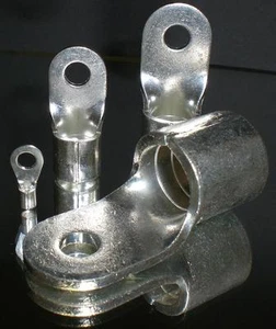 Quetschkabelschuhe Ringkabelschuhe 1,50mm²- M5 unisoliert Ringform - 100 Stück - Bild 1 von 1