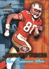 1999 Aurora Championship Fever San Francisco 49ers Football Card #17 Jerry Rice