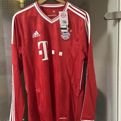 FC Bayern München Trikot, Home 2013/2014 Langarm, Gr.L, neu mit Etikett - Bild 1 von 4