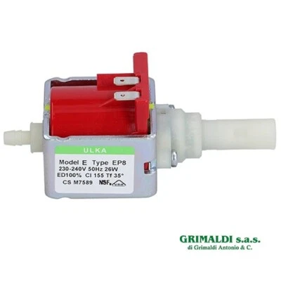 POMPA ULKA EP8 26W PER MACCHINA DA CAFFÈ DE LONGHI BRASILIA GAGGIA PHILIPS SAECO