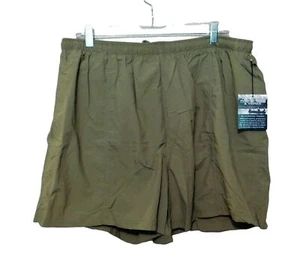 Roundtree & Yorke Shorts XL Green Elastic Waist Mesh Lining Drawstring NEW - Picture 1 of 4