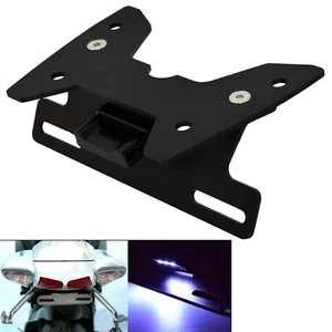 Soporte de marco de matrícula de luz LED cola ordenado para Suzuki GSXR 600 750 2008-2010 - Imagen 1 de 8