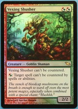 Vexing Shusher FOIL Shadowmoor NM Red Green Rare MTG CARD (ID# 200391) ABUGames