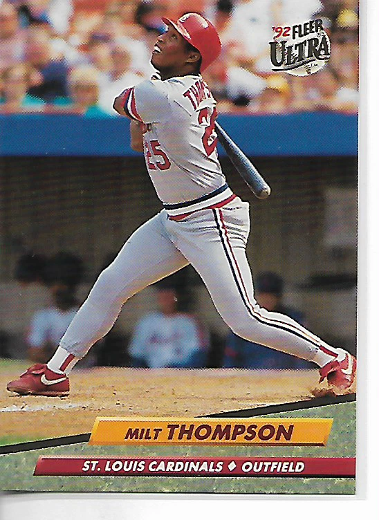 1992 Fleer Ultra Milt Thompson Card - Image 1 of 1