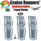 Cruise Flask Kit Rum Runners Alcohol Liquor Smuggle Sneak Booze Wine Plastic Bag