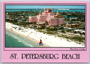 St. Petersburg Beach Florida Don Cesar Resort Hotel Aerial View Postcard - Bild 1 von 2