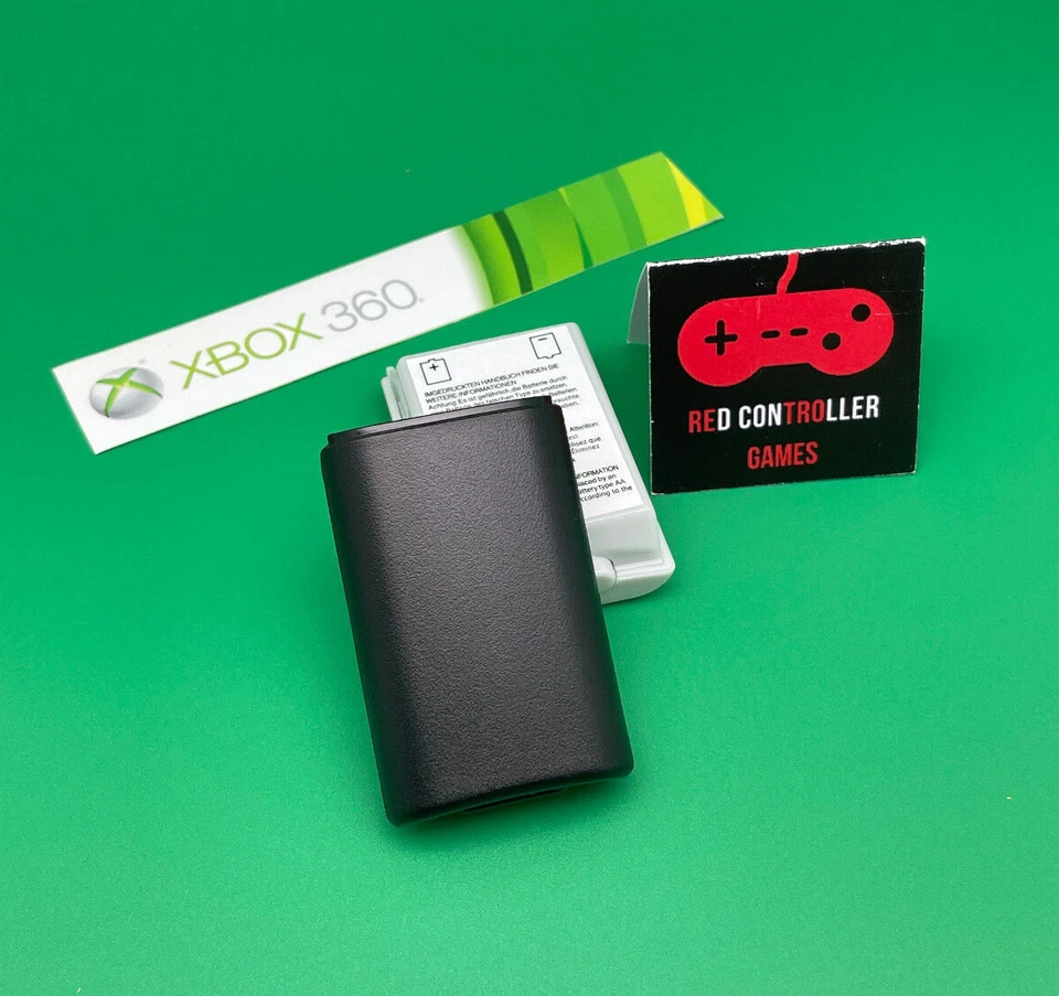 Batteriefach für Xbox 360 Controller Schwarz/Weiß Batteriedeckel Case Abdeckung - Bild 1 von 1