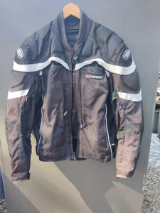 Cortech GX SPORT Motorcycle Jacket Mens M/42 Armor Link 3 Padded Outdoor Active - Picture 1 of 12