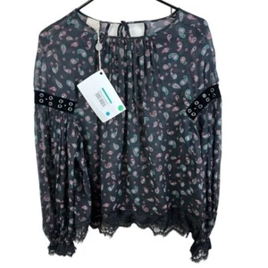 PINKO ZWARTE BLUSE MANIGLIA Top Gr. 4 - Bild 1 von 16