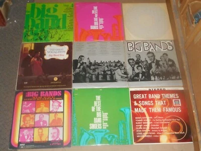 BIG BAND lot 9x LP benny goodman DUKE ELLINGTON stan kenton WOODY HERMAN dorsey - Image 1 of 4