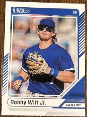 2024 Donruss Kansas City Royals Base Team Set 3 Cards Bobby Witt Jr. - Image 1 of 2
