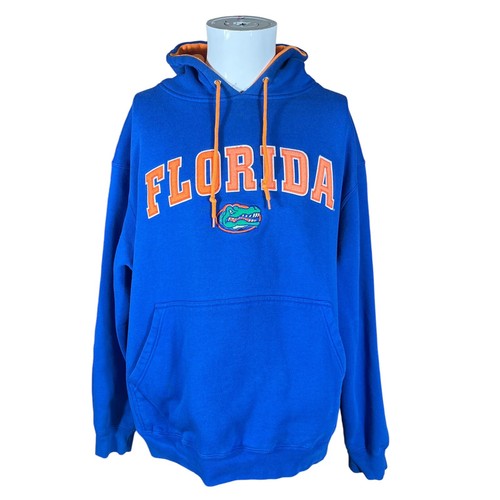 VETEMENTS Felpa con cappuccio pullover blu abbigliamento Florida Gators NCAA Team Edition uomo XL