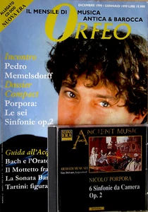 ORFEO N. 33 - LA RIVISTA DELLA MUSICA ANTICA E BAROCCA CD NICOLO' PORPORA SINFON - Foto 1 di 1