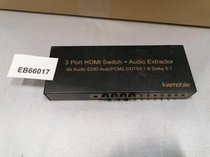 3 Port HDMI Switch Audio Extractor - Used, Scratched, No Extras - Afbeelding 1 van 4