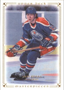 2008-09 UD Masterpieces Oilers Hockey Card #5 Jari Kurri