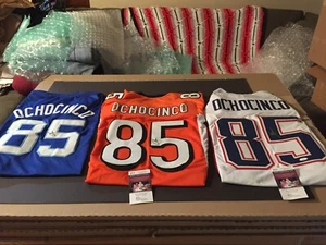 Chad Ochocinco Johnson Signed Custom Santa Monica- Bengals-Patriots Jerseys-JSA - Picture 1 of 10