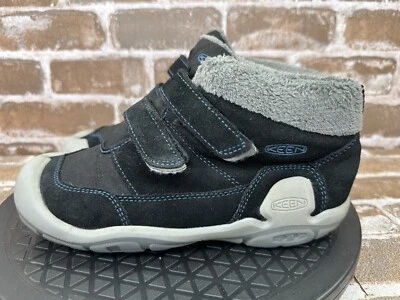 Botas Chukka Keen Knotch Hook & Loop Negras Niños Niños Jóvenes Talla 4 Foto 1 de 4