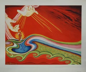 "Second Coming of Christ"  - unframed paper print, mint condition - Bild 1 von 2