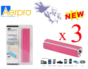 3 x 2500mAh External Power Bank USB Portable Battery Charger For Mobile Phone - Picture 1 of 5