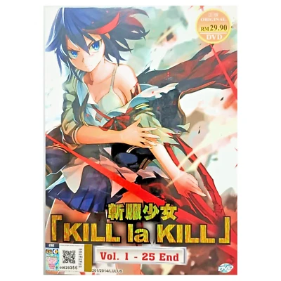 Anime DVD Kill La Kill (Vol 1-25 End) Complete TV Series English Dub All Region - Image 1 of 4